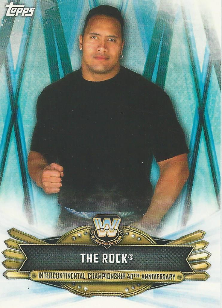 WWE Topps Raw 2019 Trading Cards The Rock IC-15