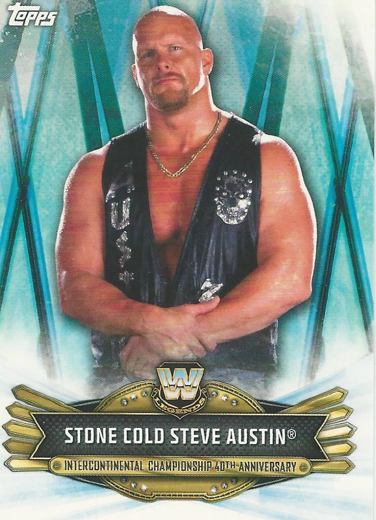 WWE Topps Raw 2019 Trading Cards Stone Cold Steve Austin IC-16