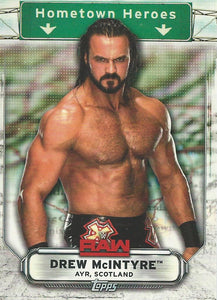 WWE Topps Raw 2019 Trading Cards Drew McIntyre HH-14