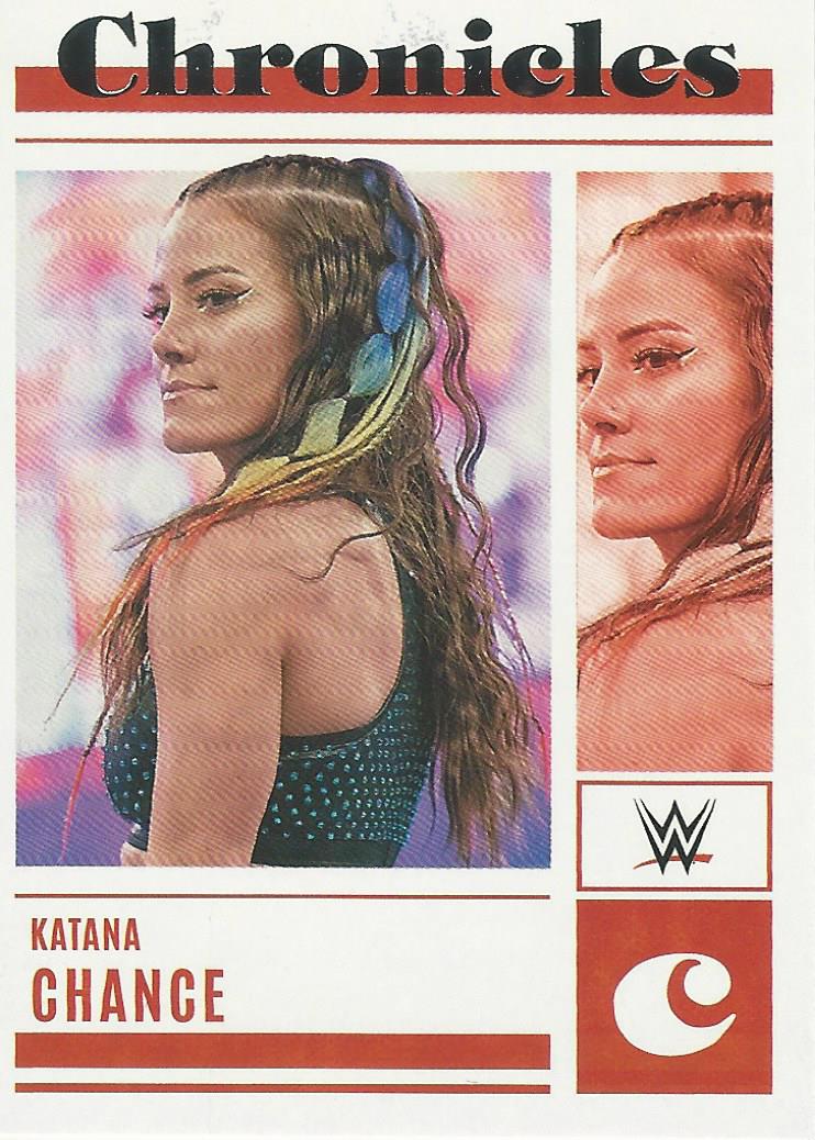 WWE Panini Chronicles 2023 Trading Cards Katana Chance No.68