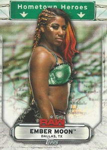 WWE Topps Raw 2019 Trading Cards Ember Moon HH-16