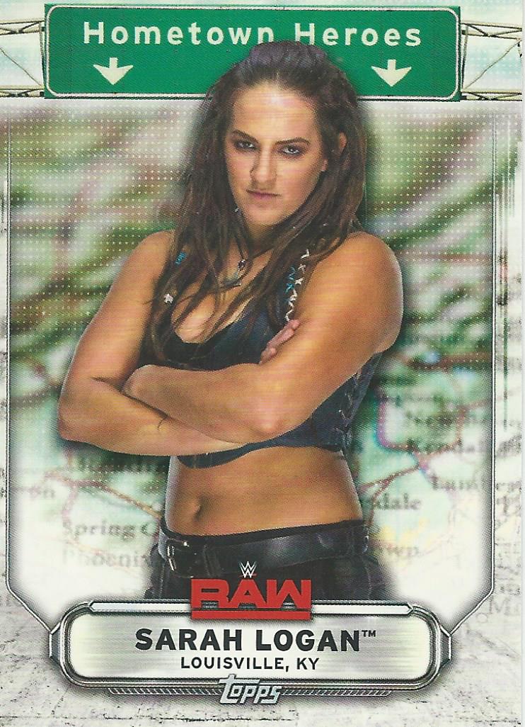 WWE Topps Raw 2019 Trading Cards Sarah Logan HH-35