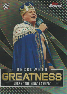 WWE Topps Finest 2021 Trading Cards Jerry Lawler UG-7