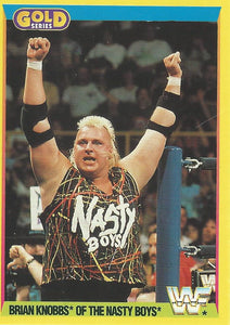 WWF Merlin Gold Series 2 1992 Trading Cards Brian Knobbs Nasty Boys No.69