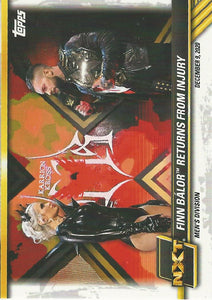 WWE Topps NXT 2021 Trading Cards Finn Balor and Scarlett No.94