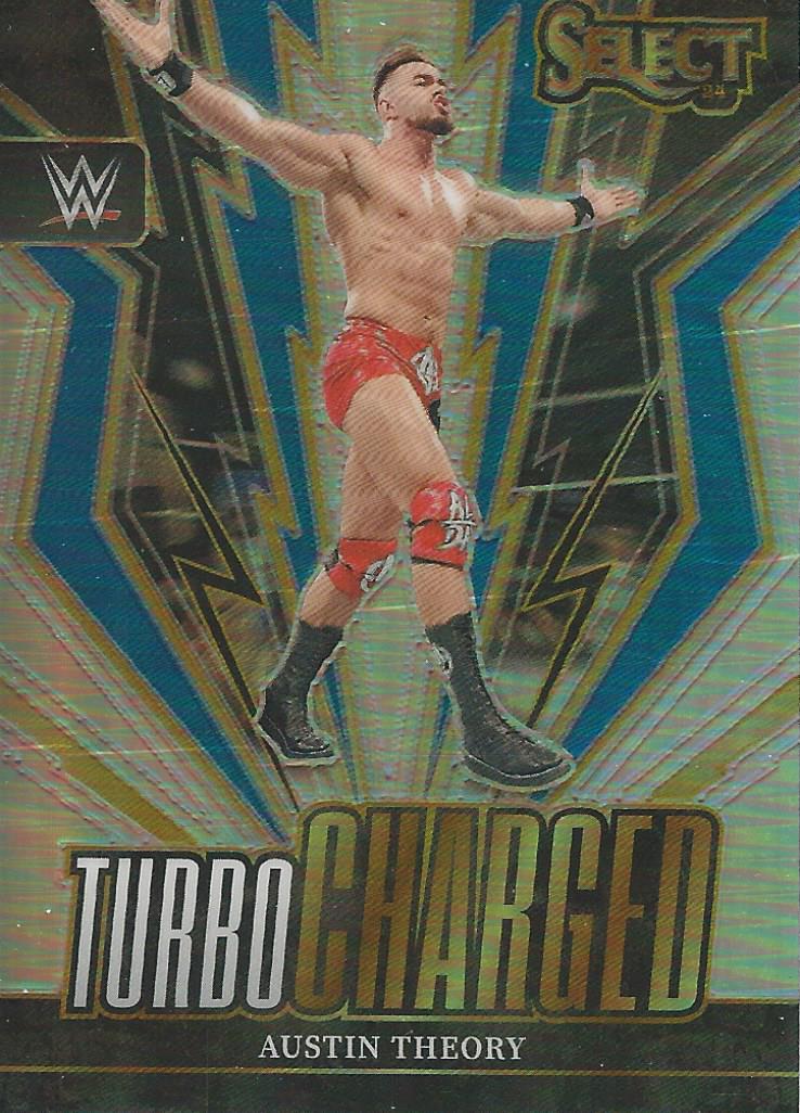 WWE Panini Select 2024 Trading Cards Turbo Charged Austin Theory No.29