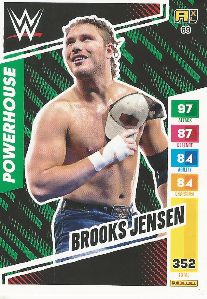 WWE Panini XL Adrenalyn 2024 Trading Cards Brooks Jensen No.69