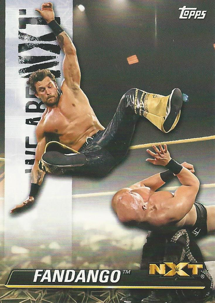 WWE Topps NXT 2021 Trading Cards Fandango NXT-16