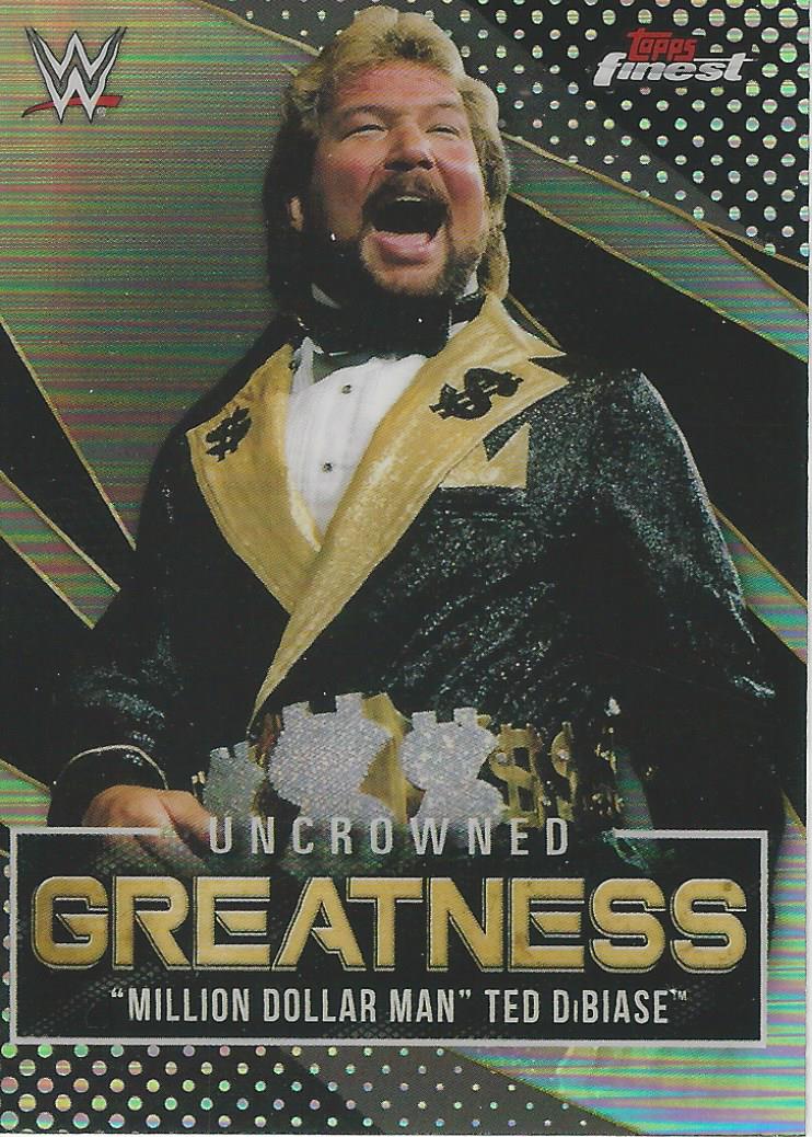 WWE Topps Finest 2021 Trading Cards Million Dollar Man Ted Dibiase UG-10