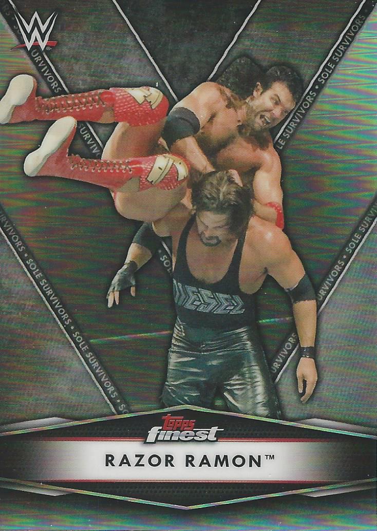 WWE Topps Finest 2021 Trading Cards Razor Ramon SS-3