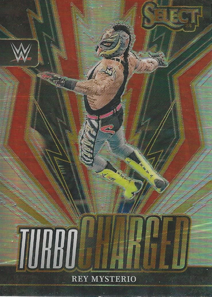 WWE Panini Select 2024 Trading Cards Turbo Charged Rey Mysterio No.30
