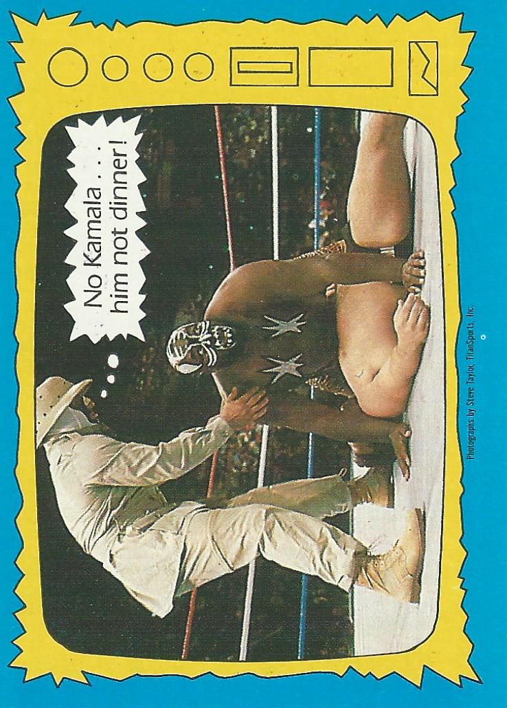 Topps WWF Wrestling Cards 1987 Kamala No.70