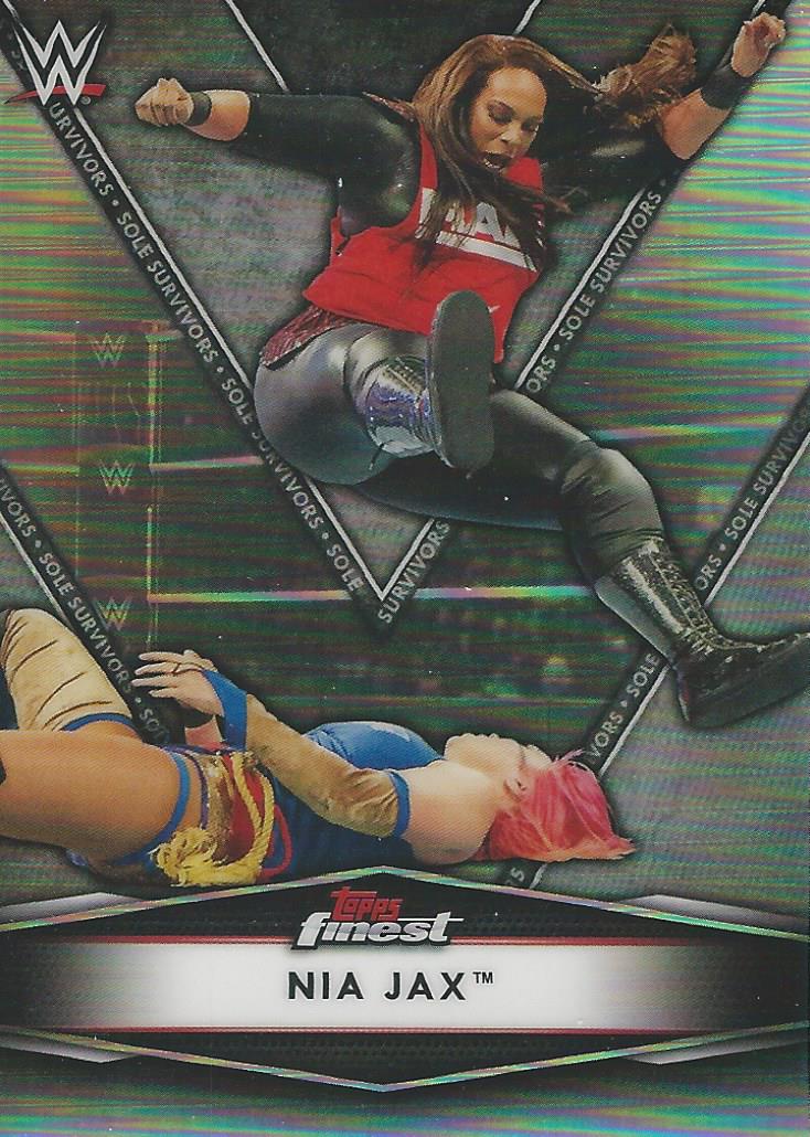 WWE Topps Finest 2021 Trading Cards Nia Jax SS-9
