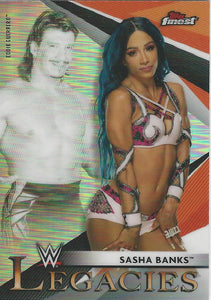 WWE Topps Finest 2021 Trading Cards Sasha Banks L-12