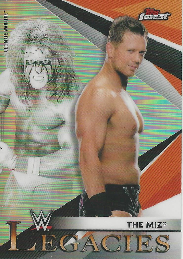 WWE Topps Finest 2021 Trading Cards The Miz and Ultimate Warrior L-13