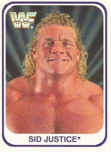 WWF Merlin 1991 Trading Cards Sid Justice No.71