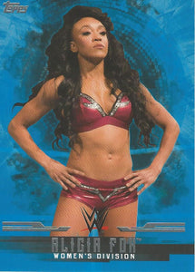 WWE Topps Undisputed 2017 Trading Cards Alicia Fox W2