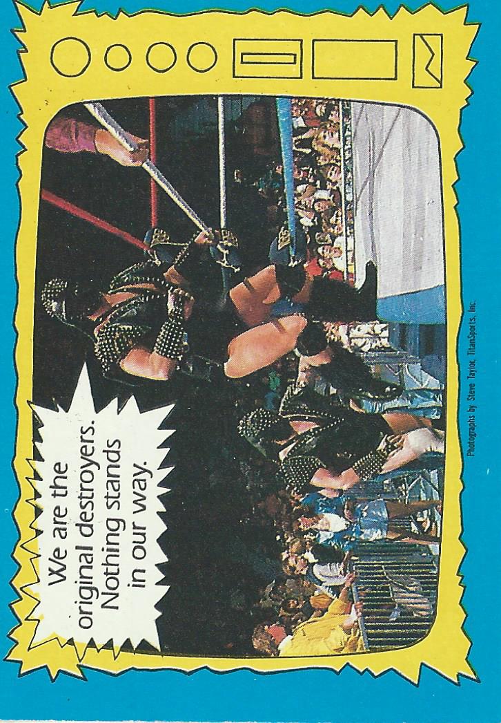 Topps WWF Wrestling Cards 1987 Demolition No.71