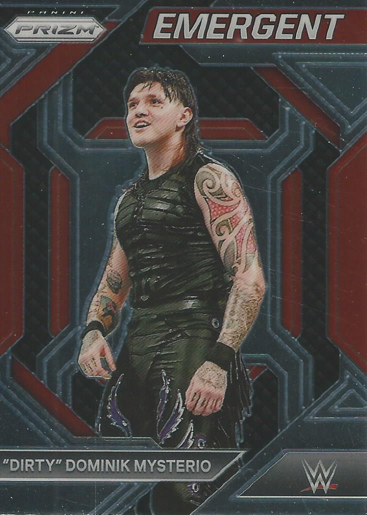 WWE Panini Prizm 2024 Trading Cards Emergent Dominik Mysterio No.6