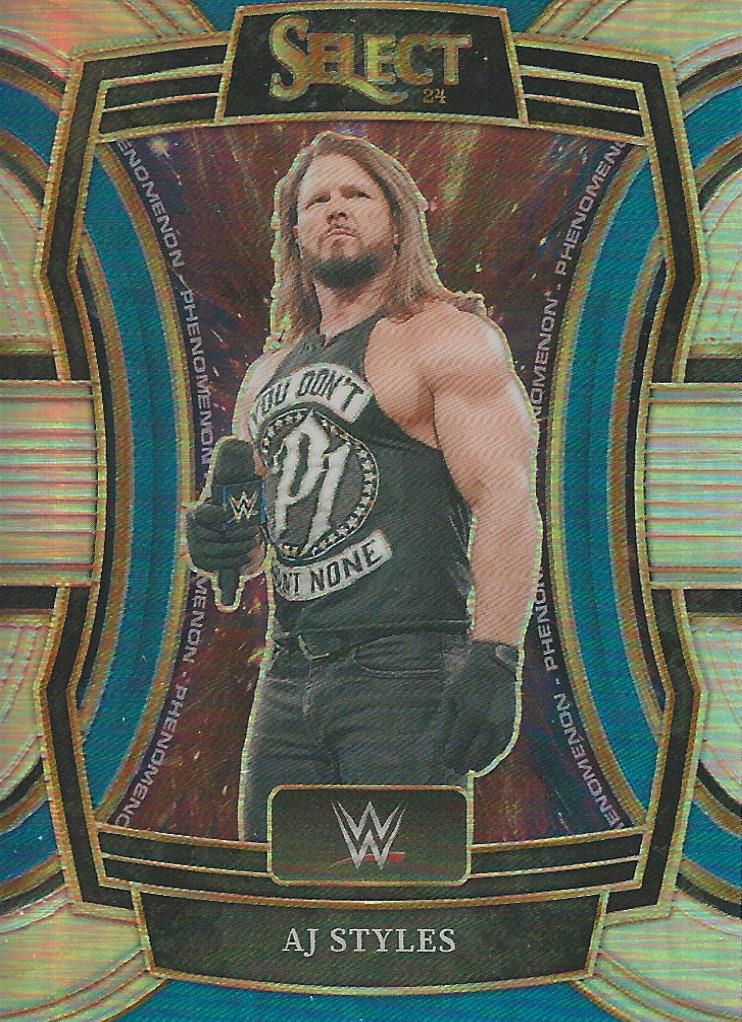 WWE Panini Select 2024 Trading Cards Phenomenon AJ Styles No.1