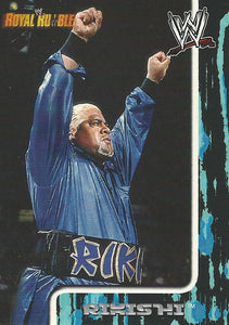 WWE Fleer Royal Rumble 2002 Trading Cards Rikishi No.64