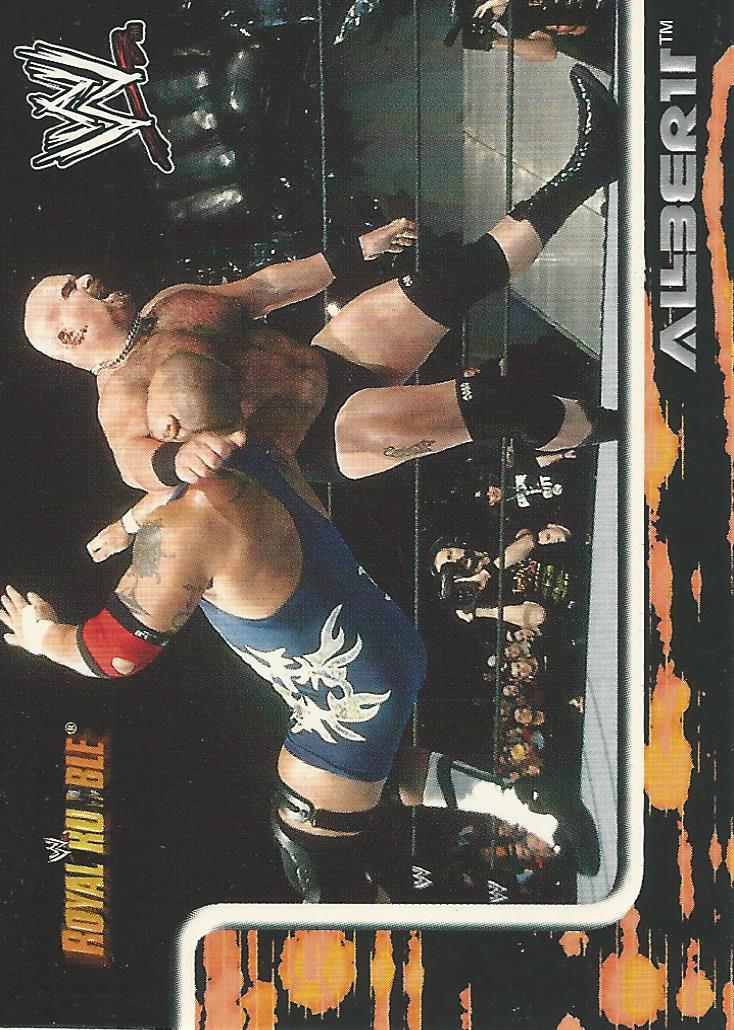 WWE Fleer Royal Rumble 2002 Trading Cards ALbert No.69