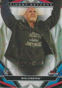 WWE Topps Finest 2020 Trading Cards Goldberg R-11