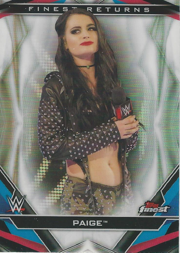 WWE Topps Finest 2020 Trading Cards Paige R-12