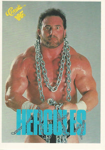 WWF Classic Trading Cards 1990 Hercules No.72