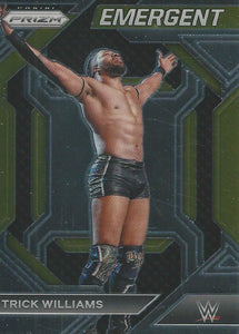 WWE Panini Prizm 2024 Trading Cards Emergent Trick Williams No.7