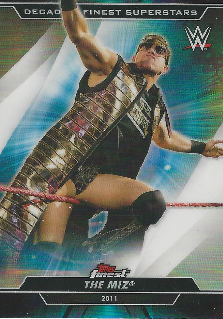 WWE Topps Finest 2020 Trading Cards The Miz S-10