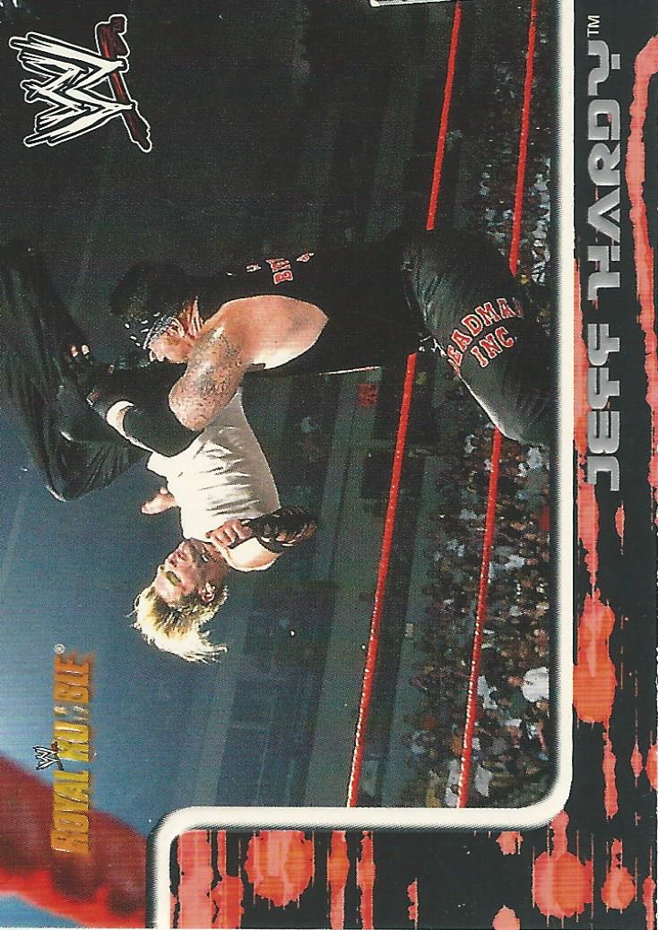 WWE Fleer Royal Rumble 2002 Trading Cards Jeff Hardy No.13