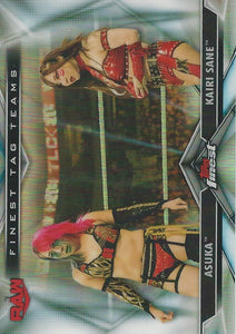 WWE Topps Finest 2020 Trading Cards Asuka and Kairi Sane TT-3