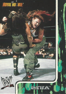 WWE Fleer Royal Rumble 2002 Trading Cards Lita No.17
