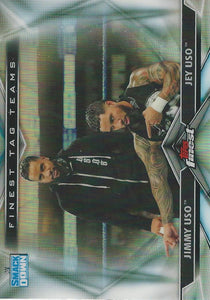 WWE Topps Finest 2020 Trading Cards The Usos TT-10