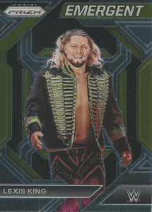 WWE Panini Prizm 2024 Trading Cards Emergent Lexis King No.8