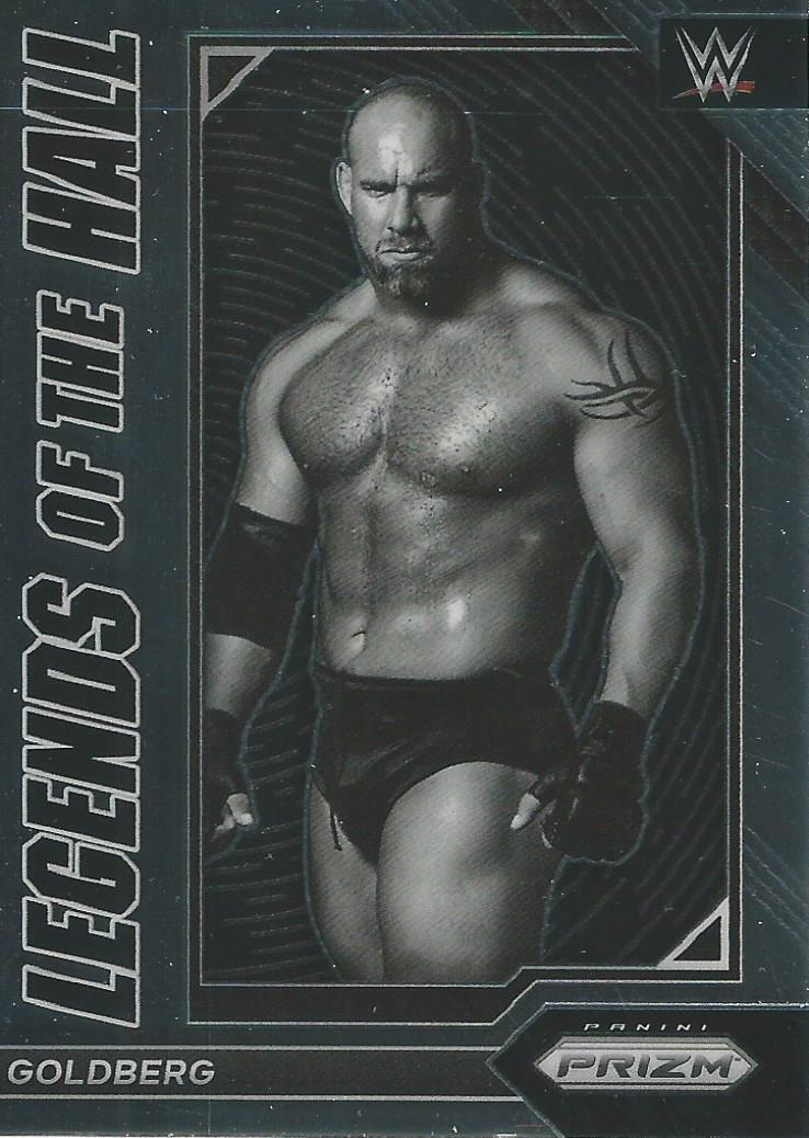 WWE Panini Prizm 2023 Trading Cards Legends of the Hall Goldberg No.21