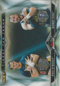 WWE Topps Finest 2020 Trading Cards Kyle O' Reilly and Bobby Fish TT-12