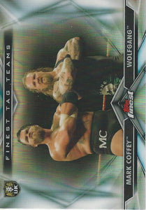 WWE Topps Finest 2020 Trading Cards Mark Coffey and Wolfgang TT-15