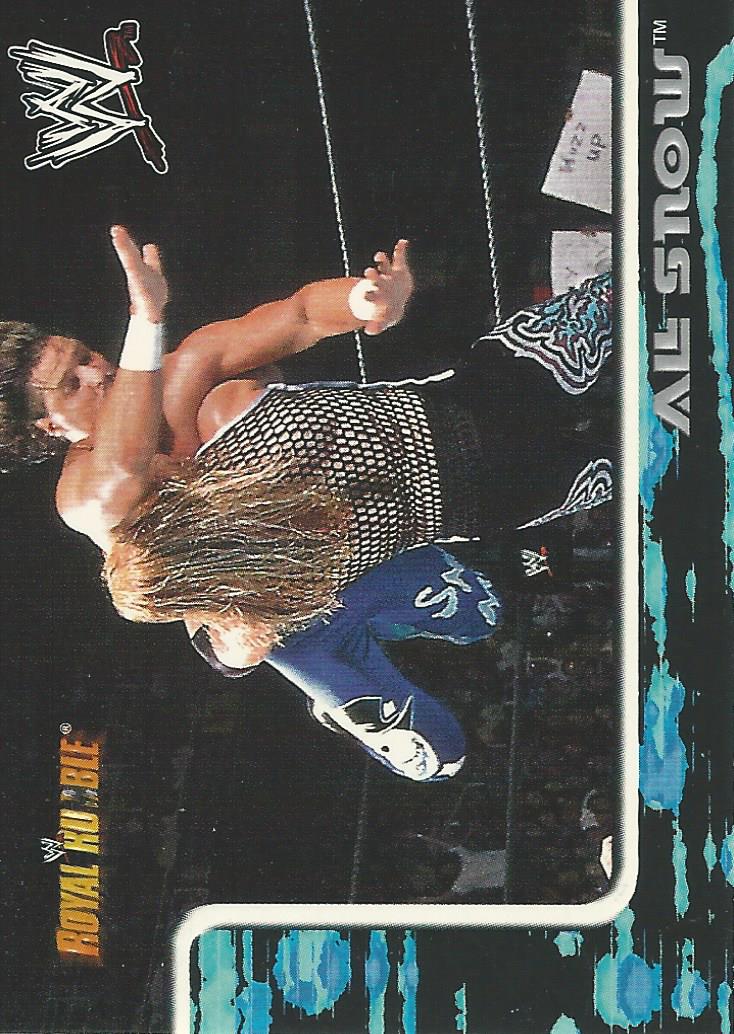 WWE Fleer Royal Rumble 2002 Trading Cards Al Snow No.31