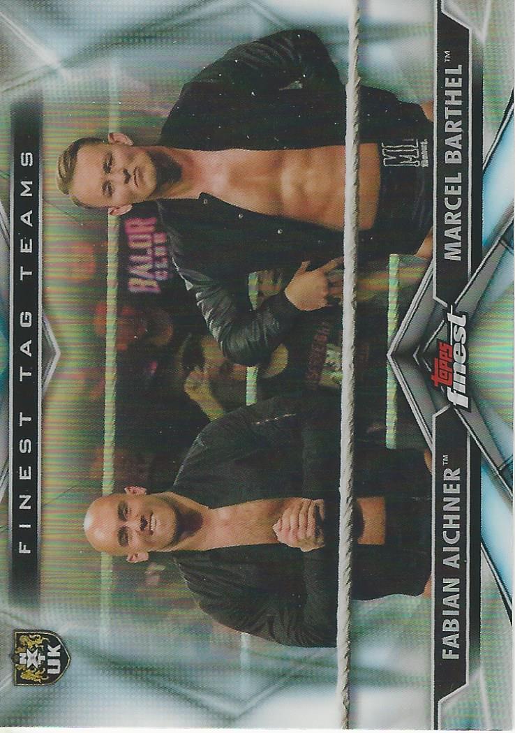 WWE Topps Finest 2020 Trading Cards Fabian Aichner and Marcel Barthel TT-17
