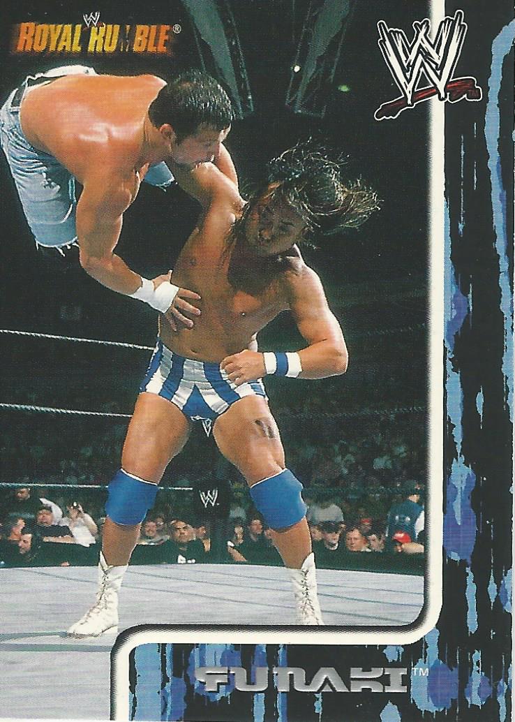 WWE Fleer Royal Rumble 2002 Trading Cards Funaki No.41