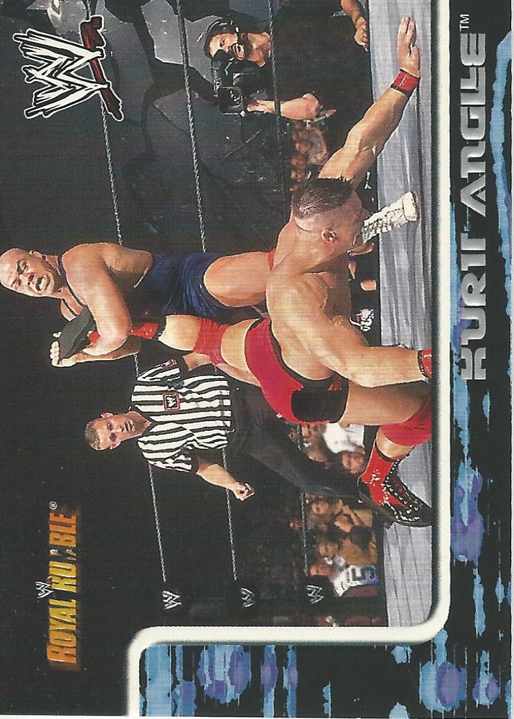 WWE Fleer Royal Rumble 2002 Trading Cards Kurt Angle No.46