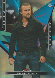 WWE Topps Finest 2020 Trading Cards Adam Cole D-9