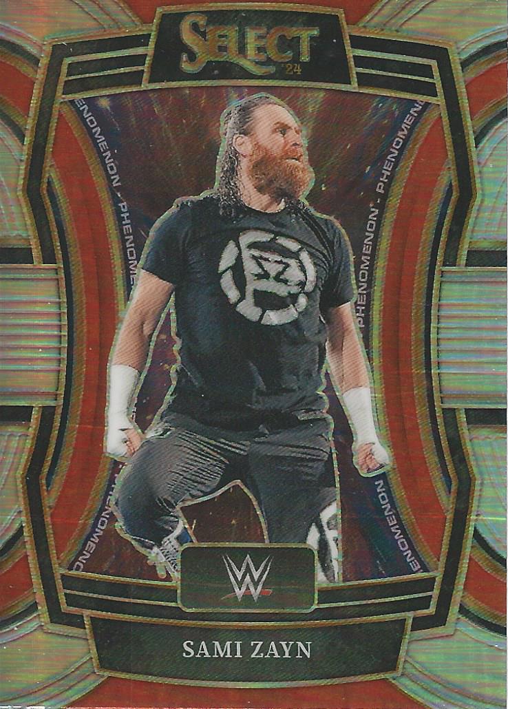 WWE Panini Select 2024 Trading Cards Phenomenon Sami Zayn No.4