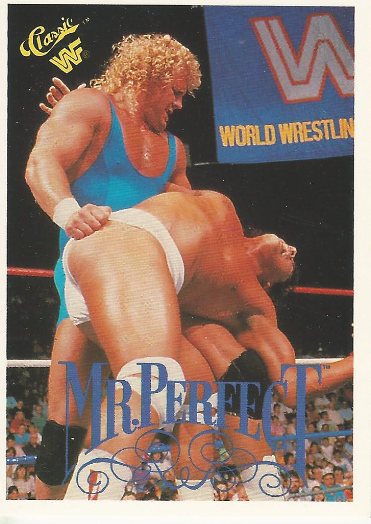 WWF Classic Trading Cards 1990 Mr Perfect No.74