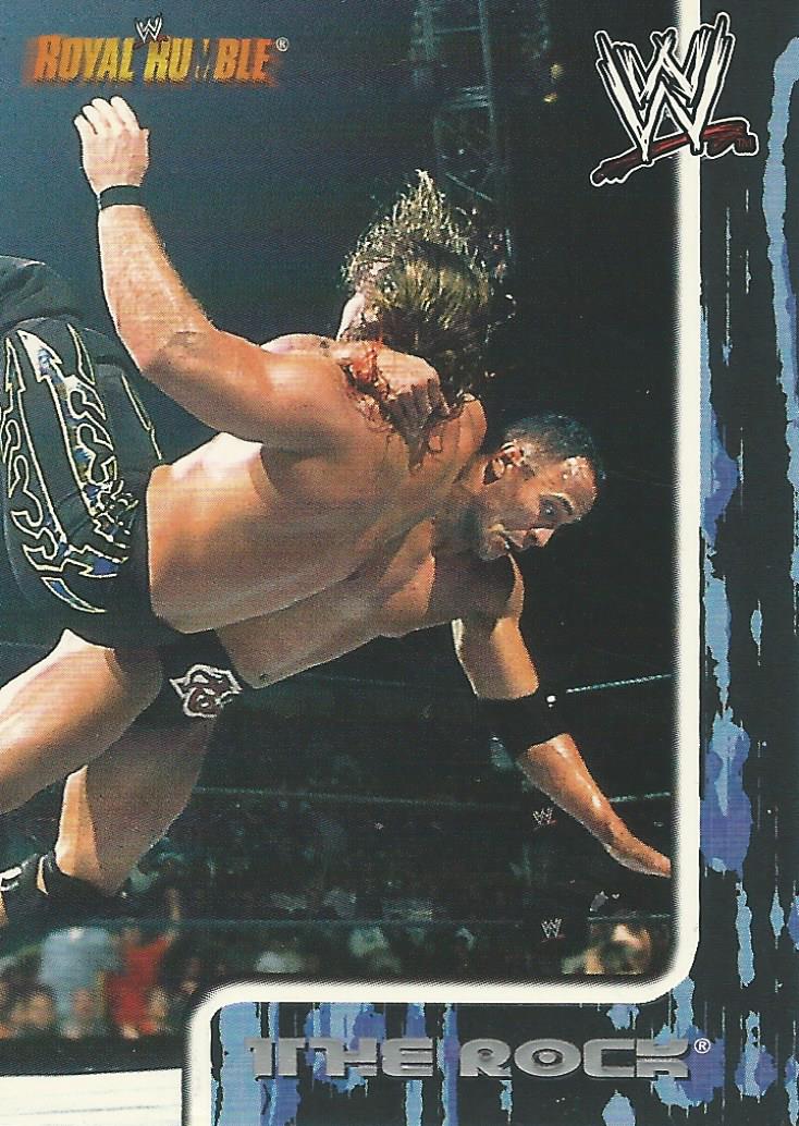 WWE Fleer Royal Rumble 2002 Trading Cards The Rock No.50