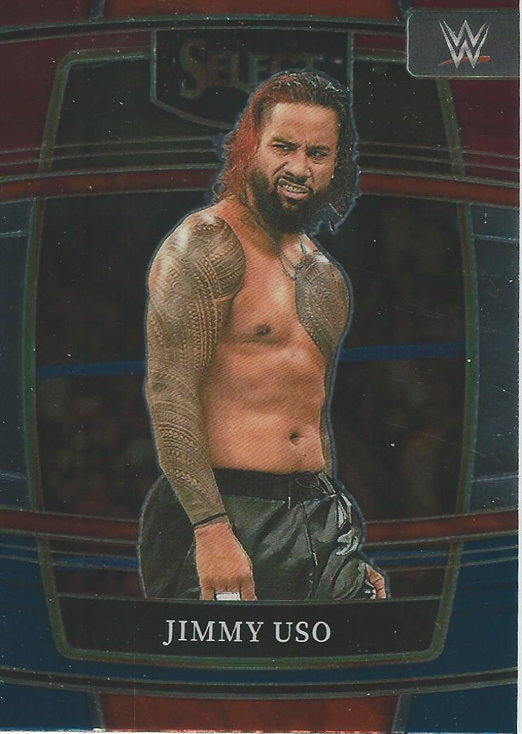 WWE Panini Select 2022 Trading Cards Red/Silver/Blue Jimmy Uso No.31