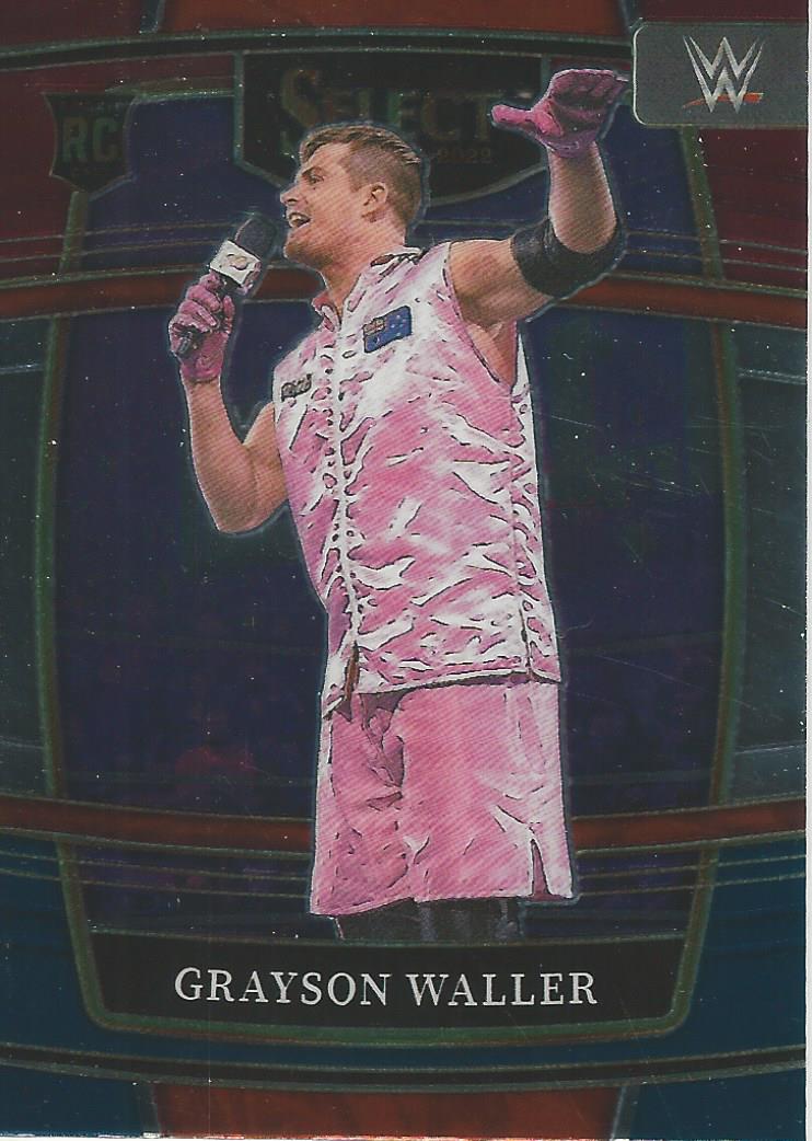 WWE Panini Select 2022 Trading Cards Red/Silver/Blue Grayson Waller No.78