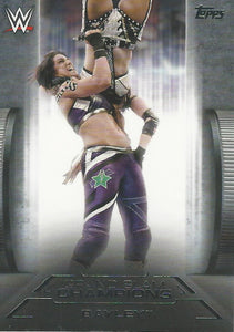 WWE Topps Undisputed 2021 Trading Cards Bayley GS-2